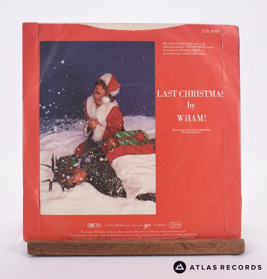 Wham! - Last Christmas - 7" Vinyl Record - VG+/VG+