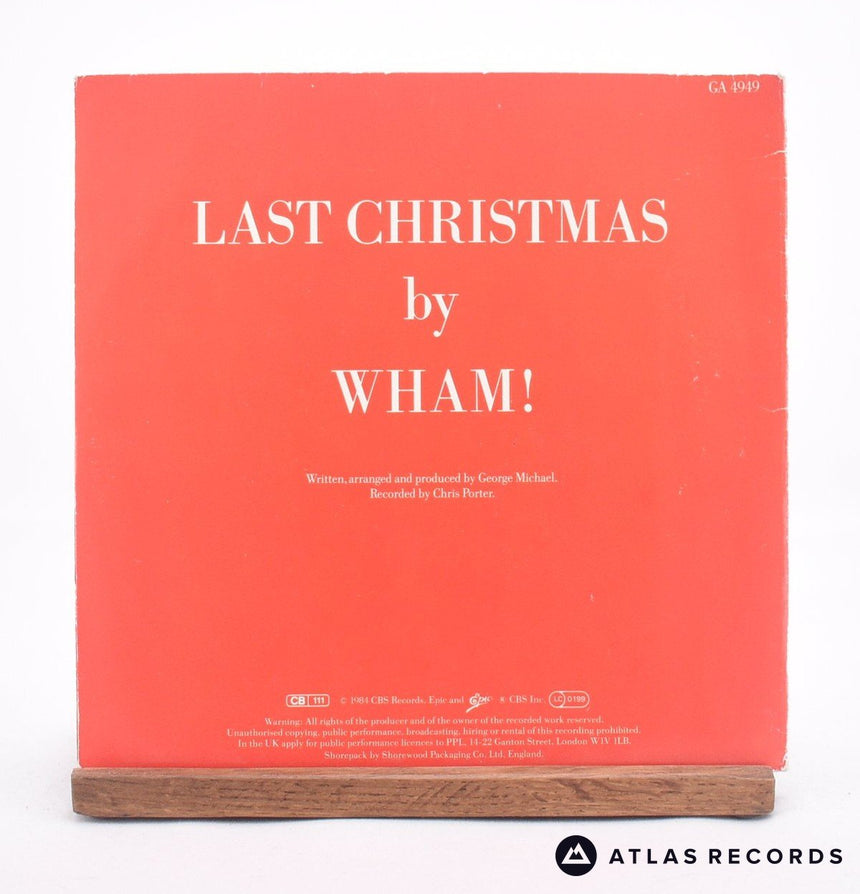 Wham! - Last Christmas - 7" Vinyl Record - VG+/NM