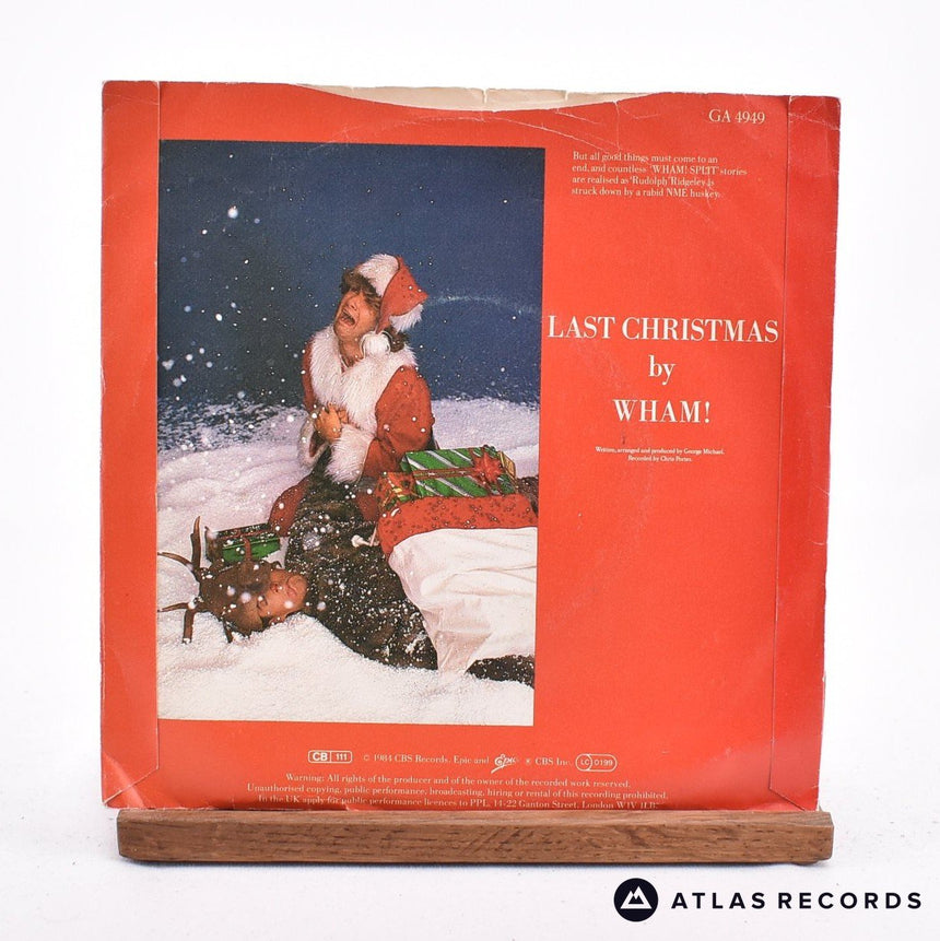 Wham! - Last Christmas - 7" Vinyl Record - VG/VG+