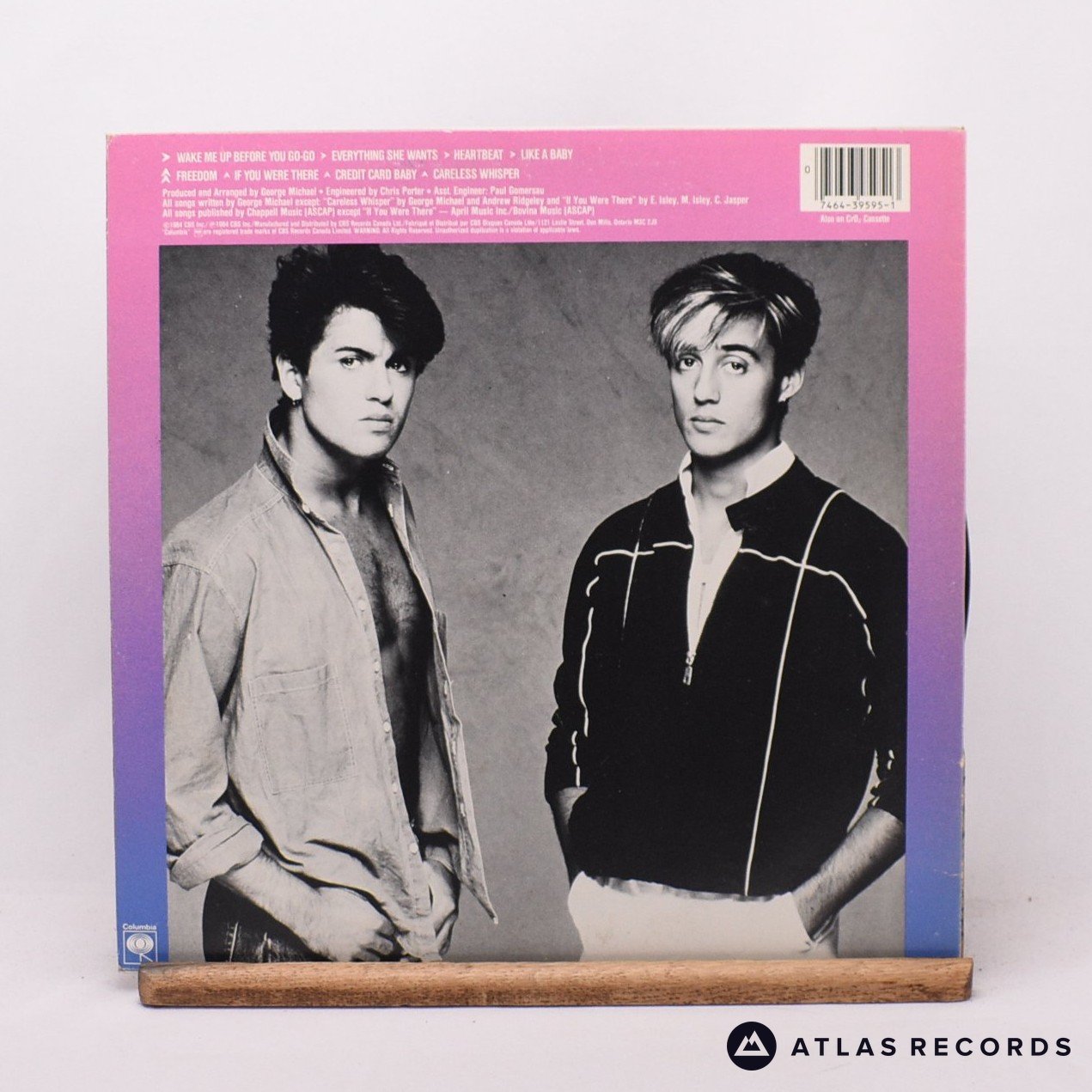 Wham! Make It Big LP Vinyl Record EX/EX – Atlas Records