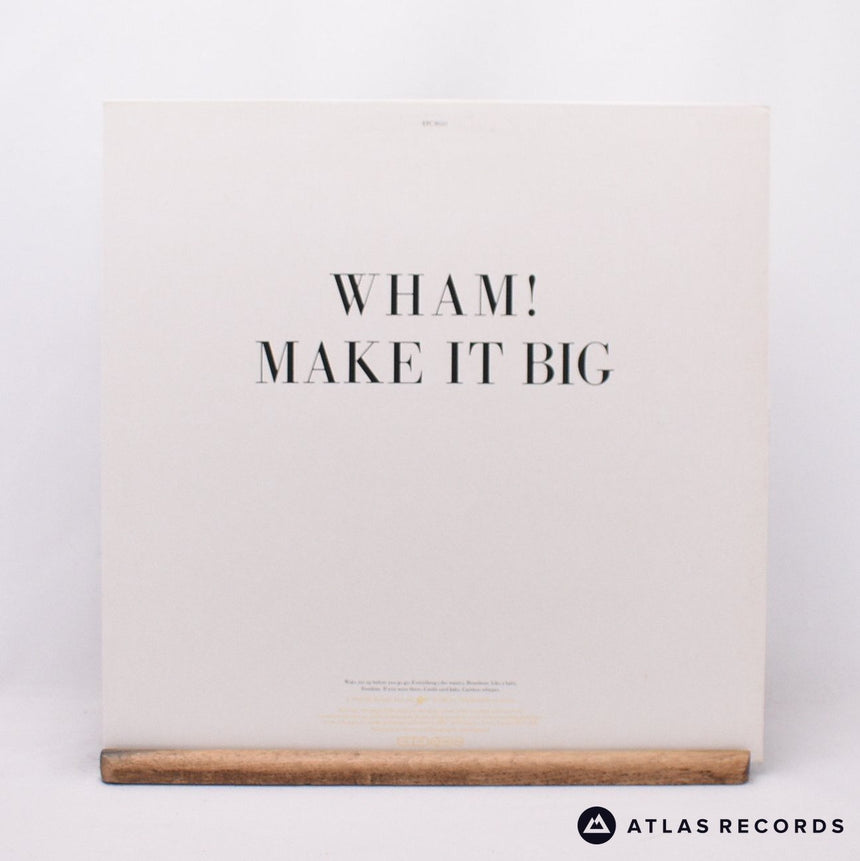 Wham! - Make It Big - Lyric Sheet A8 B2 LP Vinyl Record - EX/EX