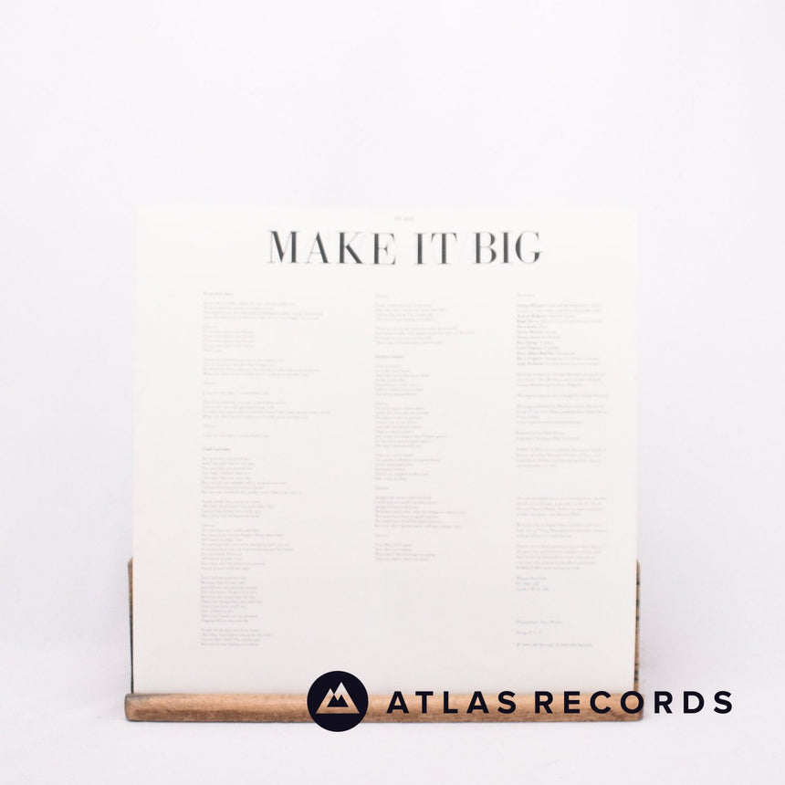 Wham! - Make It Big - Lyric Sheet A4 B2 LP Vinyl Record - EX/EX