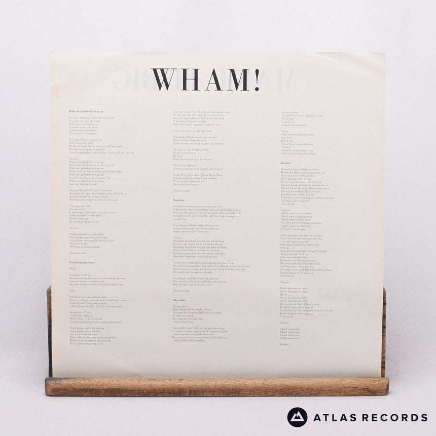 Wham! - Make It Big - LP Vinyl Record - EX/EX