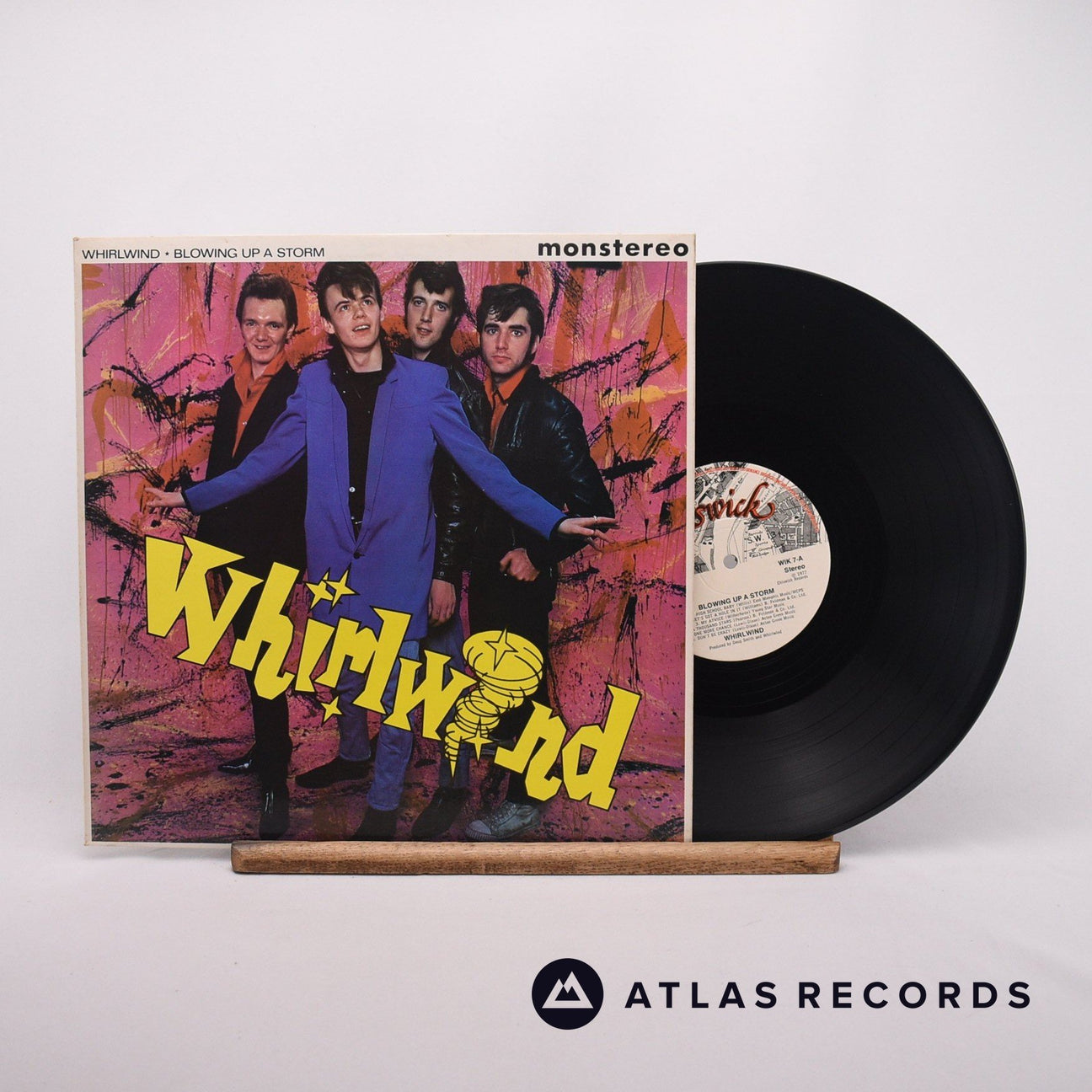 Whirlwind Blowing Up A Storm LP Vinyl Record - Front Cover & Record