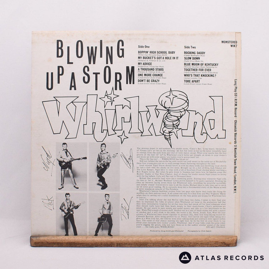 Whirlwind - Blowing Up A Storm - LP Vinyl Record - EX/EX