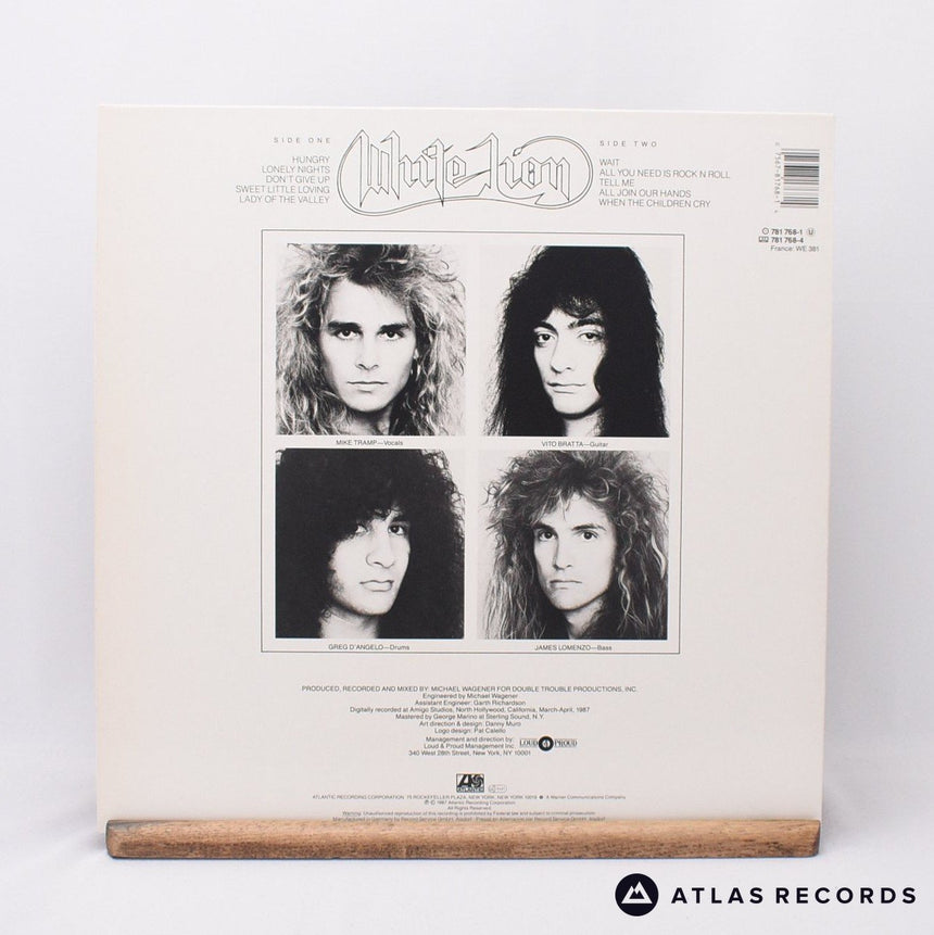 White Lion - Pride - LP Vinyl Record - VG+/EX