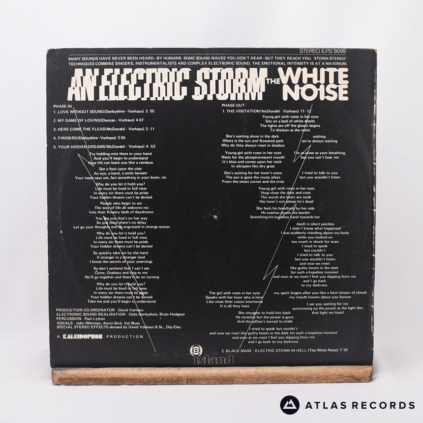 White Noise - An Electric Storm - First Uk Press +A +B LP Vinyl Record - VG/VG+