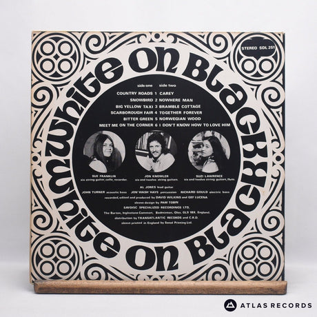 White On Black - White On Black - LP Vinyl Record - EX/VG+
