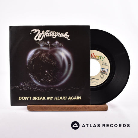 Whitesnake Don't Break My Heart Again 7" Vinyl Record - Front Cover & Record