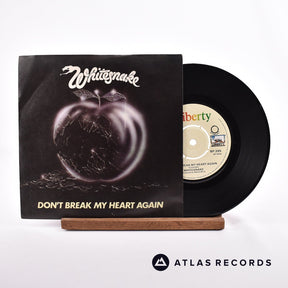 Whitesnake Don't Break My Heart Again 7" Vinyl Record - Front Cover & Record