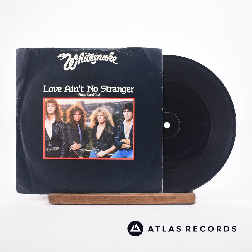 Whitesnake Love Ain't No Stranger [American Mix] 7" Vinyl Record - Front Cover & Record