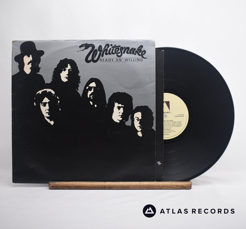 Whitesnake Ready An' Willing LP Vinyl Record - Front Cover & Record