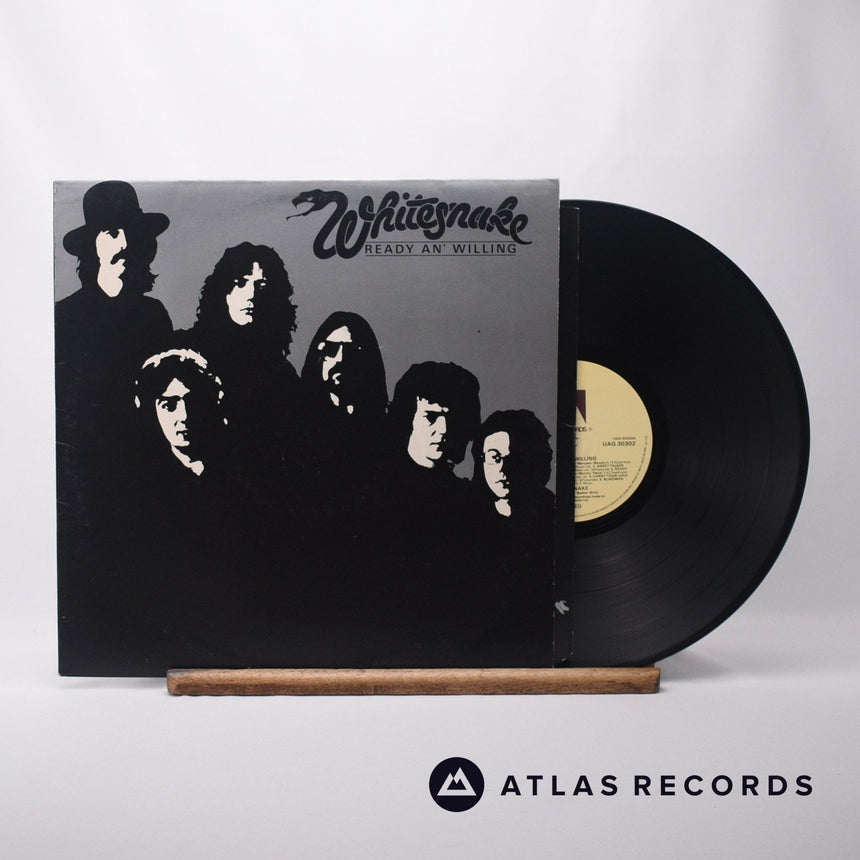 Whitesnake Ready An' Willing LP Vinyl Record - Front Cover & Record