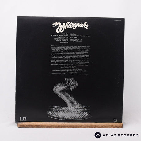 Whitesnake - Ready An' Willing - A-3 B-3 LP Vinyl Record - VG+/VG+