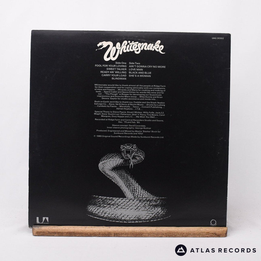 Whitesnake - Ready An' Willing - A-3 B-3 LP Vinyl Record - VG+/VG+