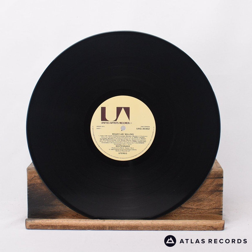 Whitesnake - Ready An' Willing - A-3 B-3 LP Vinyl Record - VG+/VG+