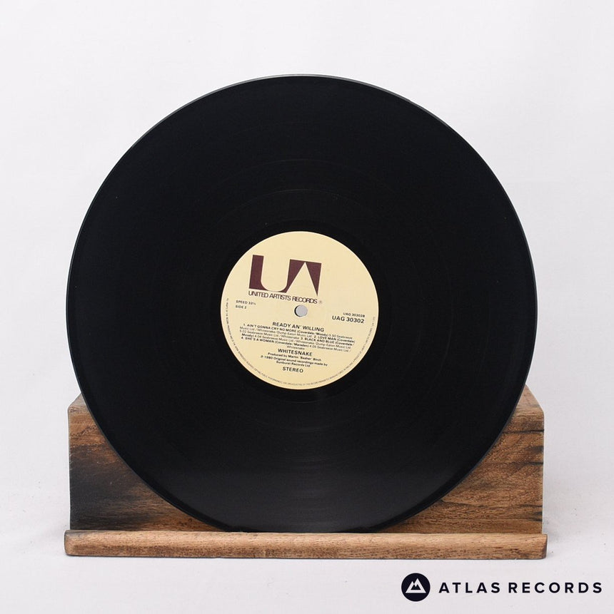 Whitesnake - Ready An' Willing - A-3 B-3 LP Vinyl Record - VG+/VG+
