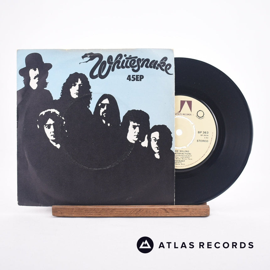 Whitesnake Ready An' Willing 7" Vinyl Record - Front Cover & Record