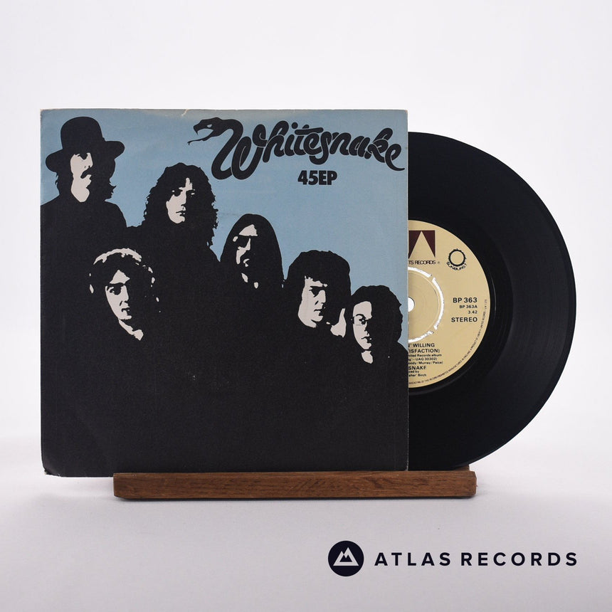 Whitesnake Ready An' Willing 7" Vinyl Record - Front Cover & Record