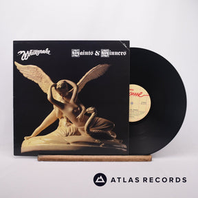 Whitesnake Saints & Sinners LP Vinyl Record - Front Cover & Record