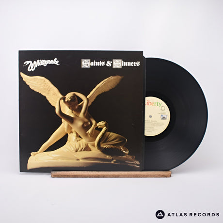Whitesnake Saints & Sinners LP Vinyl Record - Front Cover & Record
