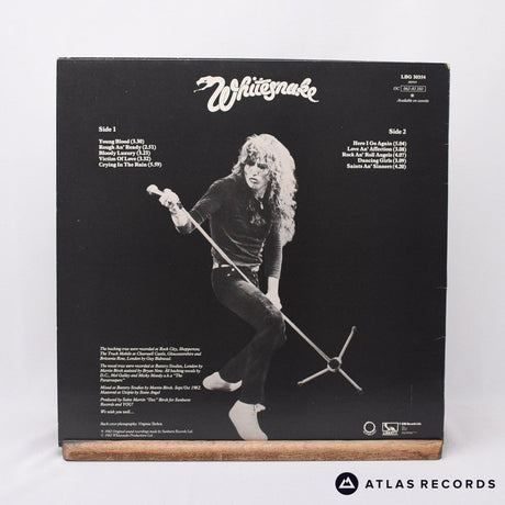 Whitesnake - Saints & Sinners - Insert LP Vinyl Record - EX/EX