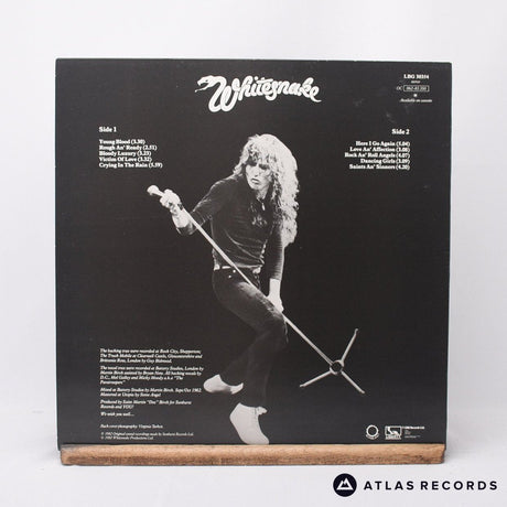 Whitesnake - Saints & Sinners - Insert LP Vinyl Record - EX/EX