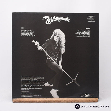 Whitesnake - Saints & Sinners - Insert LP Vinyl Record - EX/EX