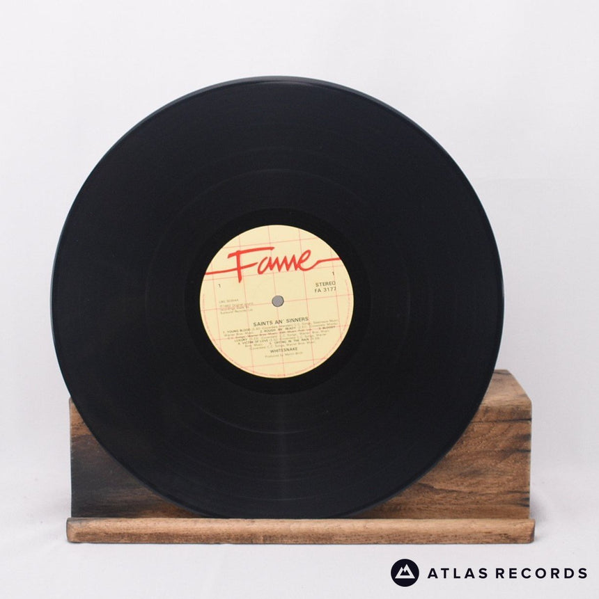 Whitesnake - Saints & Sinners - Reissue LP Vinyl Record - VG+/EX