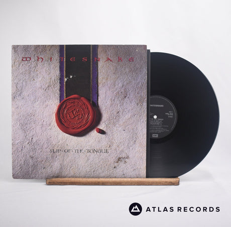 Whitesnake Slip Of The Tongue LP Vinyl Record - Front Cover & Record