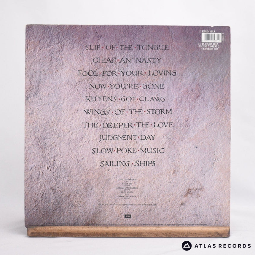 Whitesnake - Slip Of The Tongue - LP Vinyl Record - EX/VG+