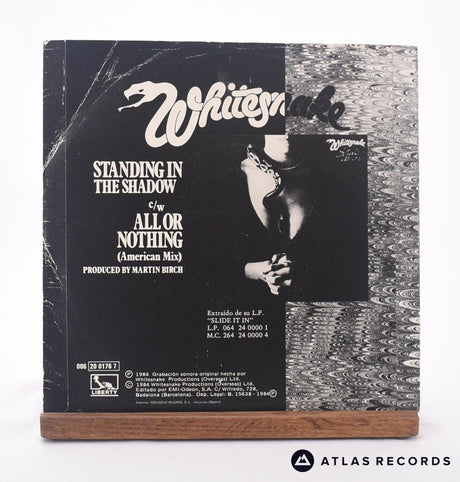 Whitesnake - Standing In The Shadow - Promo 7" Vinyl Record - VG+/VG