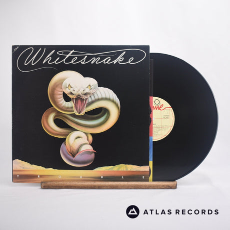 Whitesnake Trouble LP Vinyl Record - Front Cover & Record