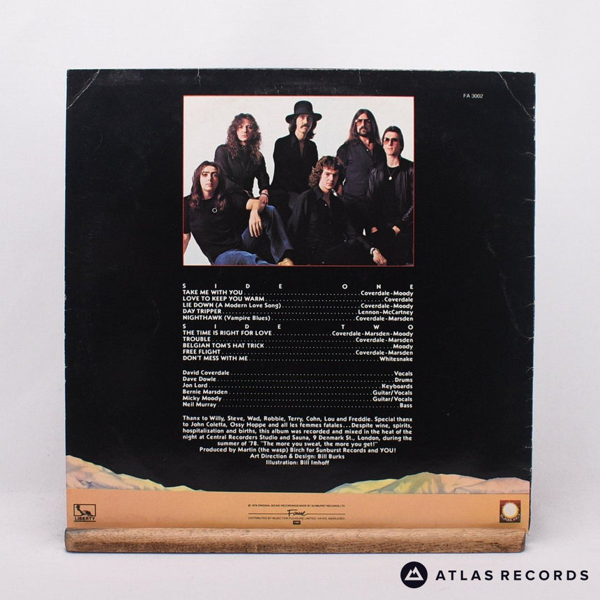 Whitesnake - Trouble - Bilbo Reissue Stereo LP Vinyl Record - VG/VG