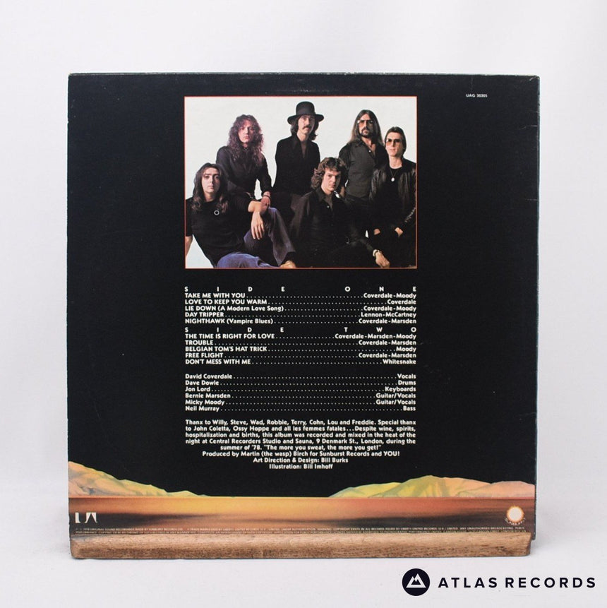 Whitesnake - Trouble - Bilbo Reissue LP Vinyl Record - VG+/EX