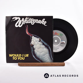 Whitesnake Would I Lie To You 7" Vinyl Record - Front Cover & Record