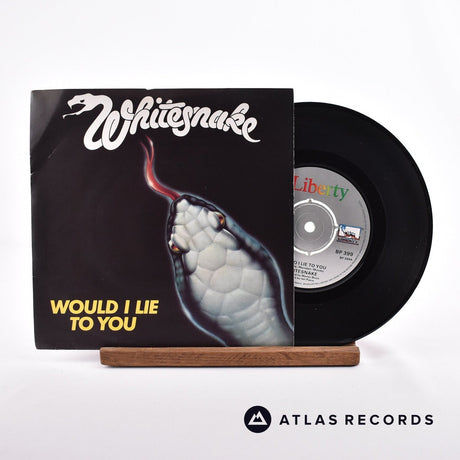 Whitesnake Would I Lie To You 7" Vinyl Record - Front Cover & Record