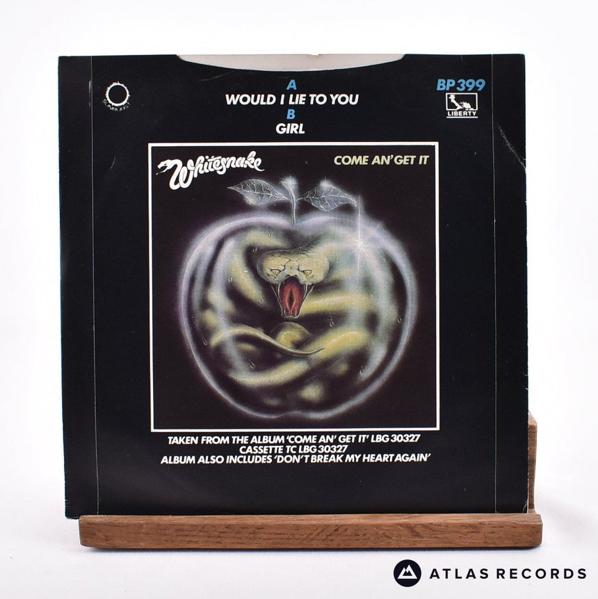 Whitesnake - Would I Lie To You - 7" Vinyl Record - VG+/EX