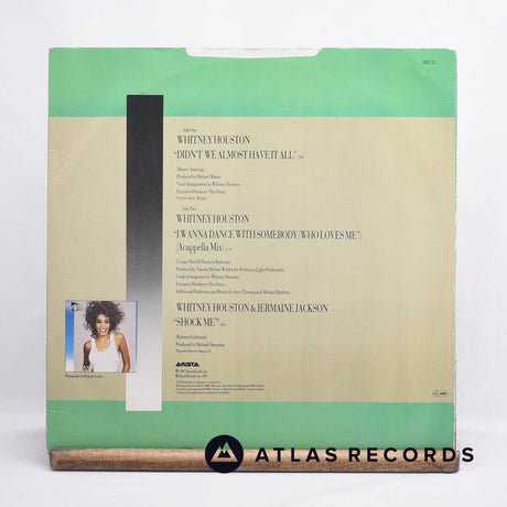 Whitney Houston - Didn't We Almost Have It All - 12" Vinyl Record - VG+/EX