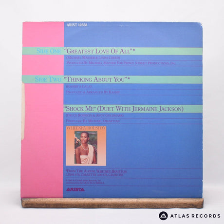 Whitney Houston - Greatest Love Of All - 12" Vinyl Record - EX/VG+