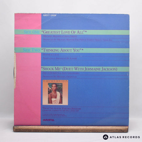 Whitney Houston - Greatest Love Of All - 12" Vinyl Record - VG+/VG+