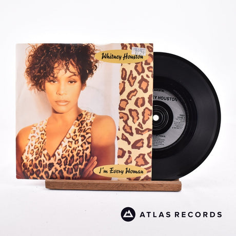 Whitney Houston I'm Every Woman 7" Vinyl Record - Front Cover & Record