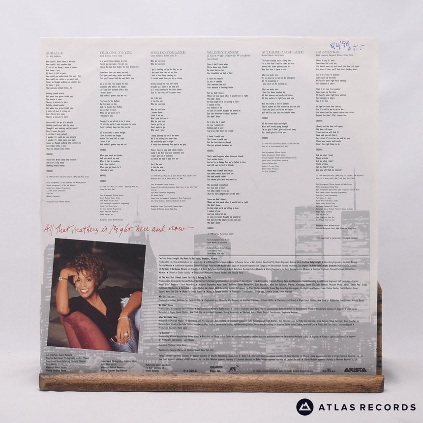 Whitney Houston - I'm Your Baby Tonight - LP Vinyl Record - EX/VG+