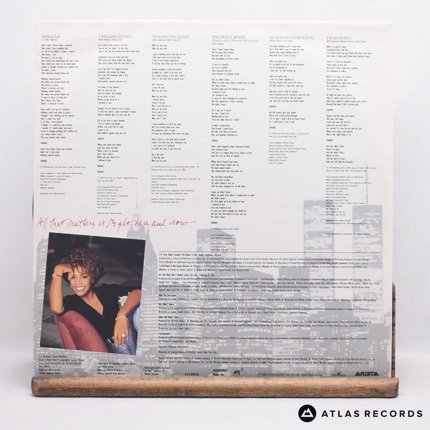 Whitney Houston - I'm Your Baby Tonight - LP Vinyl Record - EX/VG+