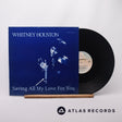 Whitney Houston Saving All My Love For You 12" Vinyl Record - Front Cover & Record