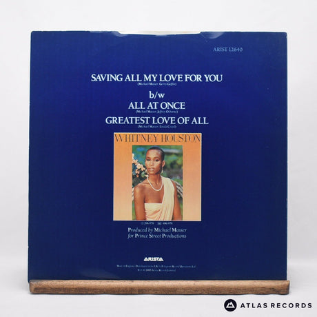 Whitney Houston - Saving All My Love For You - 12" Vinyl Record - VG+/VG+