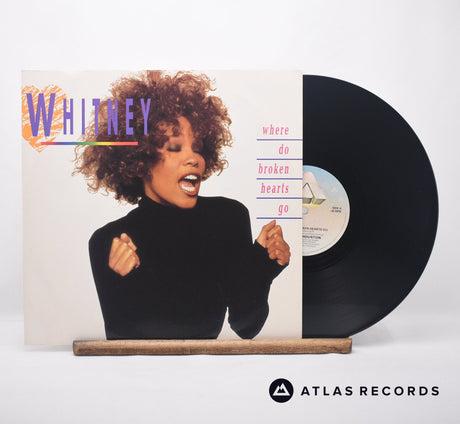 Whitney Houston Where Do Broken Hearts Go 12" Vinyl Record - Front Cover & Record
