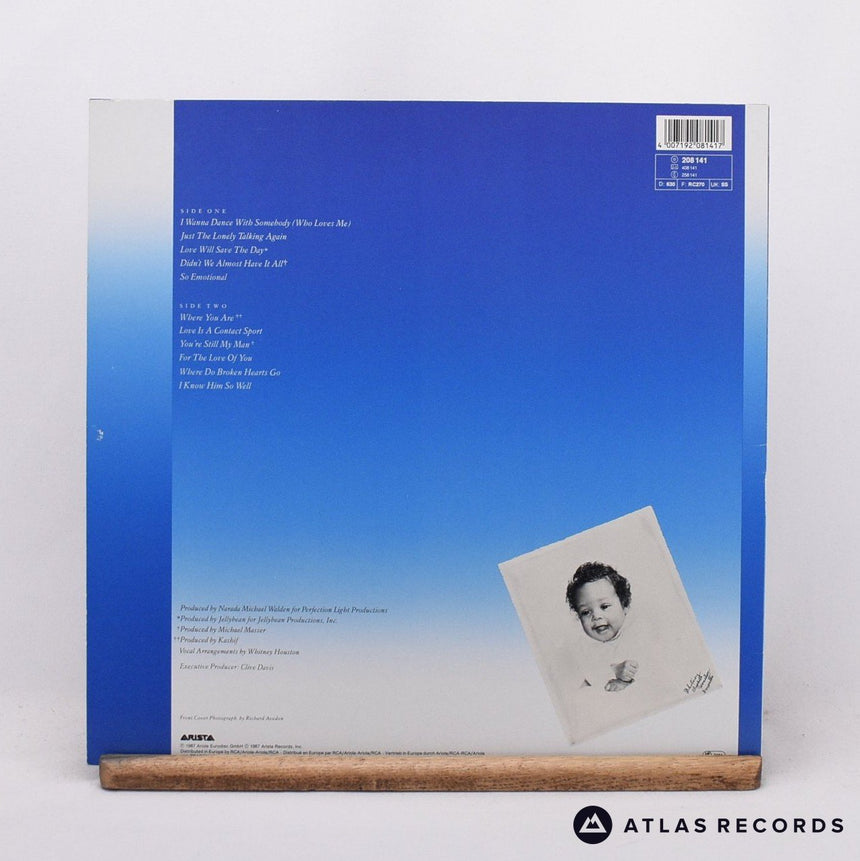 Whitney Houston - Whitney - Repress LP Vinyl Record - EX/VG+
