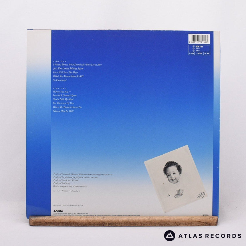 Whitney Houston - Whitney - LP Vinyl Record - EX/EX