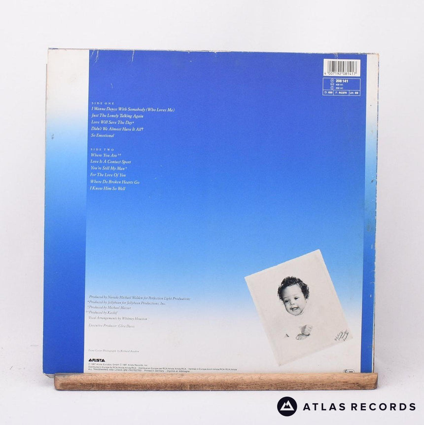 Whitney Houston - Whitney - LP Vinyl Record - VG+/VG+